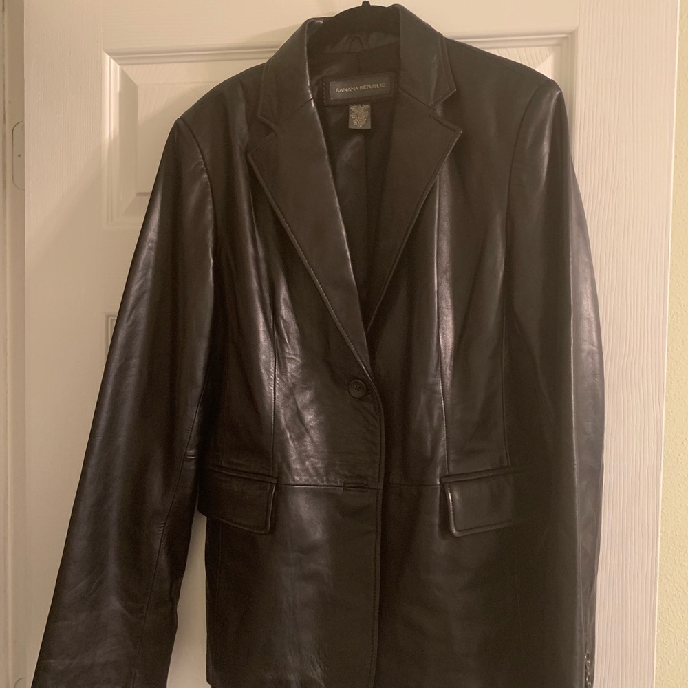 Leather Sports Jacket